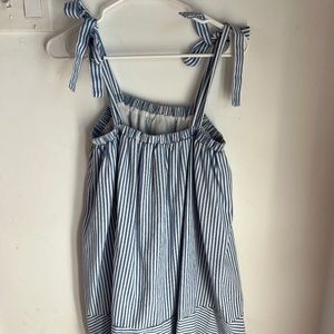 English Factory Tie Stripe Dress Size XS